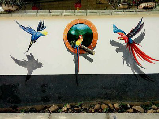 南丰视觉错位-3D墙绘设计