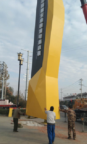 南丰标识标牌的安装方法。