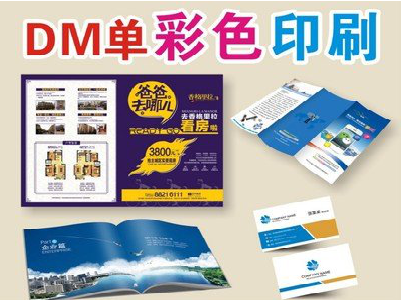 南丰单页印刷，色彩搭配简单。