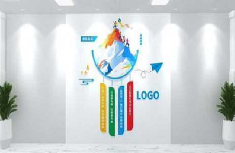 南丰公司企业形象墙的工艺材料有哪些？